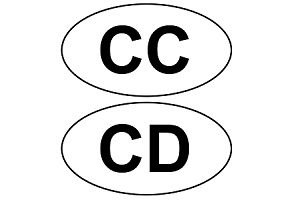 Für Diplomatenkennzeichen gibt es das CC- und CD-Zusatzschild.