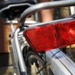 Ein Teil der Fahrradbeleuchtung: die Rückleuchte