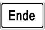 Zeichen 1012-31: Ende