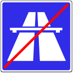 Zeichen 330-2: Autobahn Ende