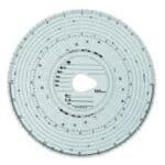 Funktioniert noch mit einer Papierscheibe: Ein analoger Tachograph.