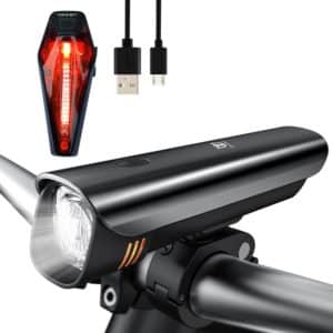 Fahrradleuchte mit USB-Anschluss