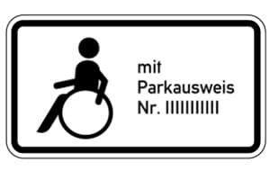 Halterung für Ihren Parkausweis - Schutzhülle für Anwohner