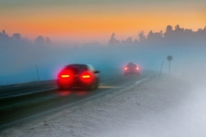 Ein häufiger Fahrfehler ist die nicht angepasste Geschwindigkeit an die Sichtverhältnisse.