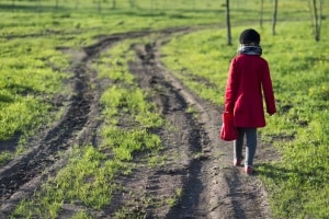 Die Geschwindigkeit muss dem Feldweg entsprechend angepasst werden.