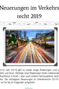 eBook Neuerungen im Verkehrsrecht