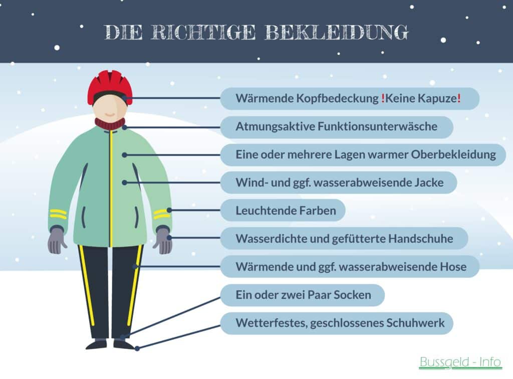 Fahrrad im Winter: Checkliste zur richtigen Bekleidung