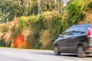 Es gibt 1 bis 2 Verkehrspunkte in Flensburg, wenn die Geschwindigkeit stark überschritten wird.