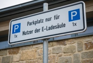 Auf einem Elektro-Parkplatz droht keine Strafe im rechtlichen Sinn, ein Verwarngeld ist allerdings möglich.