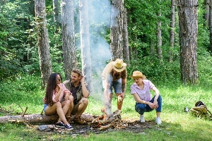 In Deutschland wird die Waldbrandgefahr durch Warnstufen dargestellt.