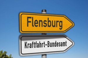 Folgen dem Blitzen Punkte, so werden diese im Fahreignungsregister in Flensburg gespeichert.