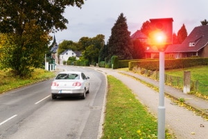 Geblitzt: Mit dem Leihwagen sind die gleichen Regeln zu befolgen wie mit dem eigenen Auto.