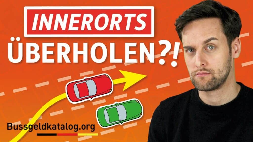 Rechts überholen innerorts erlaubt? - Verkehrsregeln 2023 / 2024