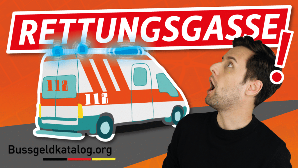 Wichtig Informationen zur Rettungsgasse erfahren Sie auch im Video.
