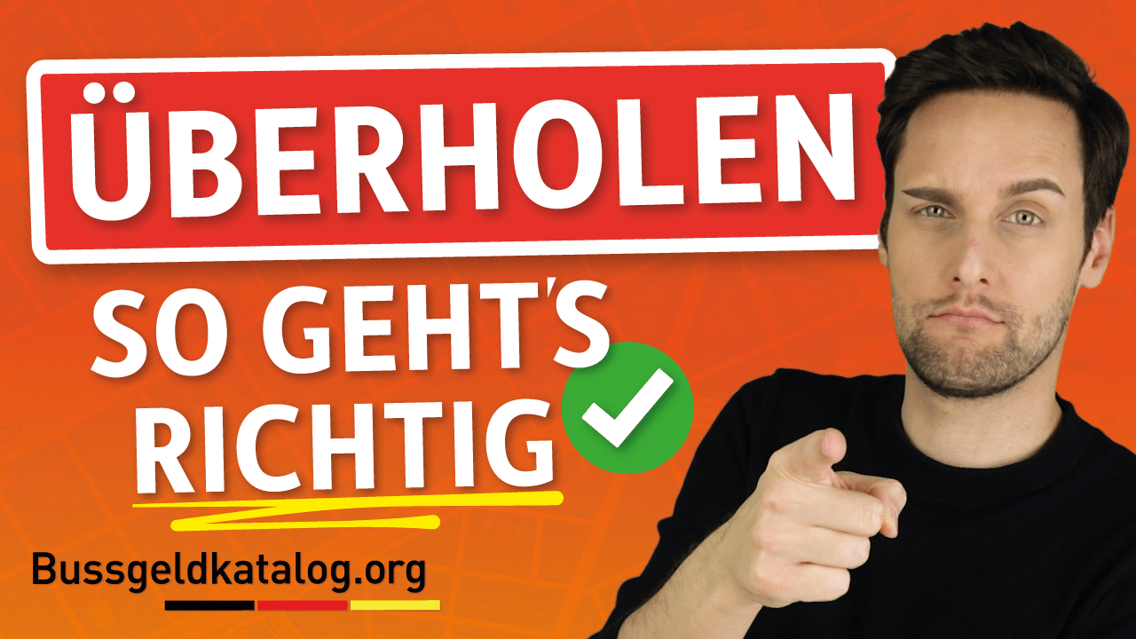 Darf man in Einbahnstraßen überholen? Bußgeldkatalog