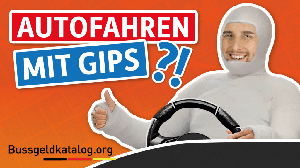 Darf man mit Gipsarm oder -bein noch Autofahren? Die Antwort gibt es in unserem Video.