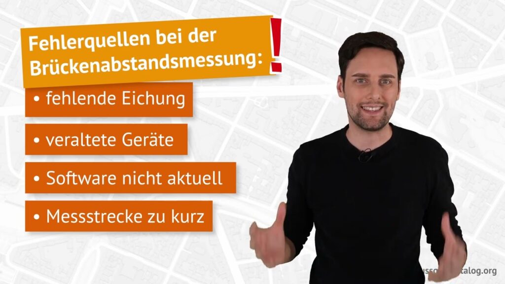 Wo liegen die Nachteile in der Funktionsweise der Brückenabstandsmessung?