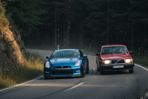 Zum Beispiel zählt als grob verkehrswidrig das Überholen vor einer uneinsehbaren Kurve.