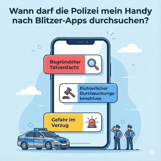 Darf Die Polizei Mein Handy Nach Blitzer Apps Durchsuchen